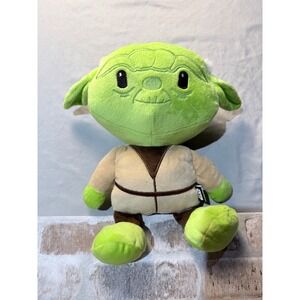Star Wars Yoda Plush Stuffed Animal Jedi Master Green Tan 13 Inch Toy